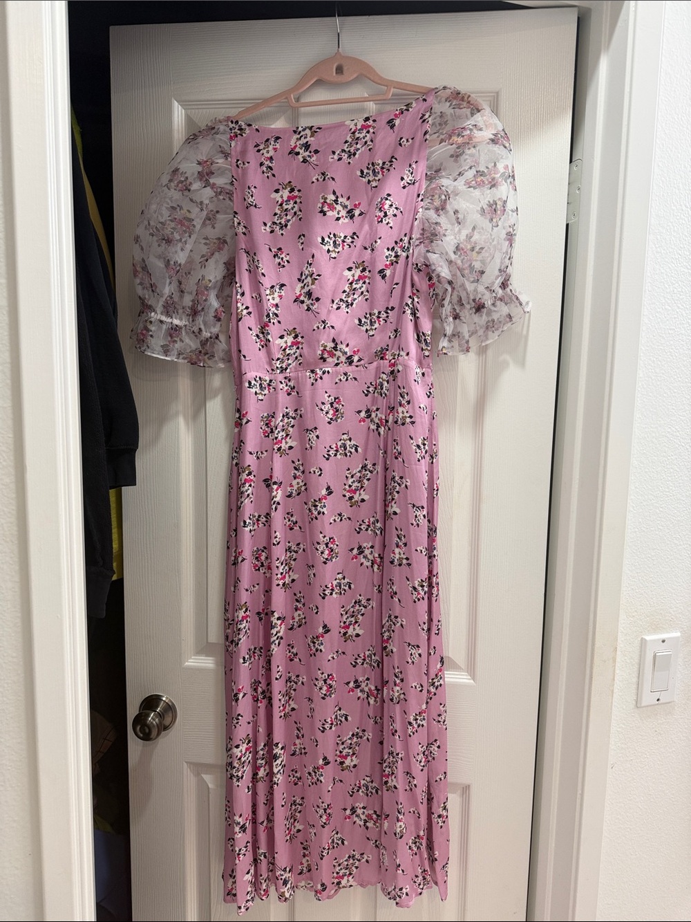 French Connection printed Pink button down dress - Picture 9 of 9